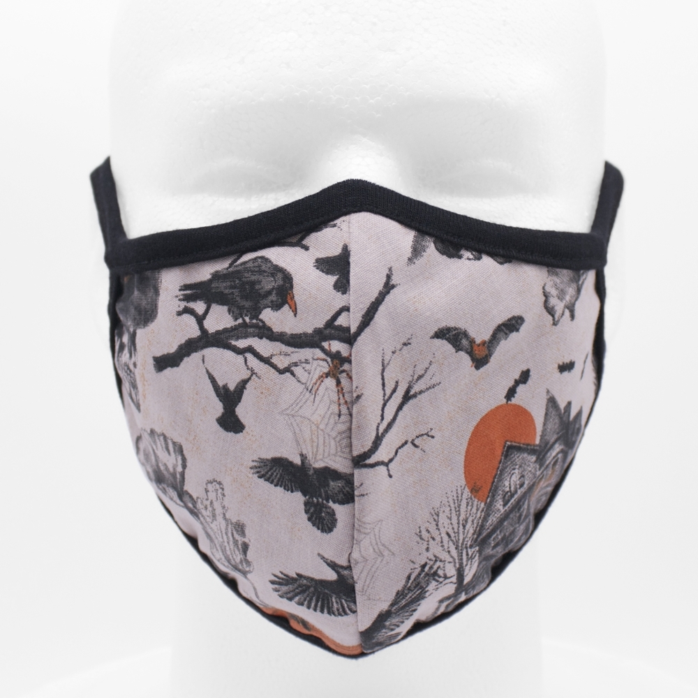 Haunted House Halloween Cloth Face Mask